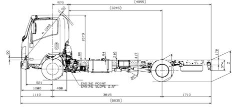 Спецификация на шасси NQR90LH (190 л.с.)
